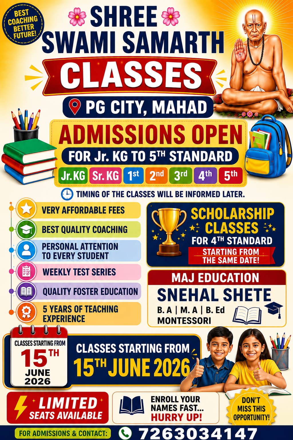 Shree Swami Samarth classes